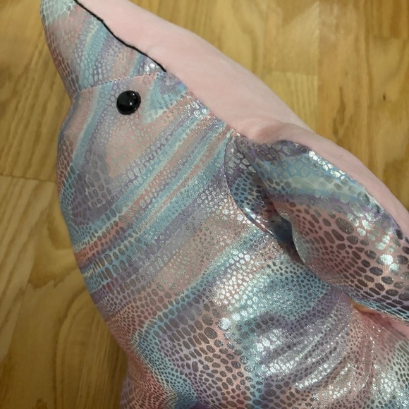 2014 Stuffed Plush 24" Long Winter Dolphin Tale Movie Pink Pastel Shimmer - Picture 6 of 7